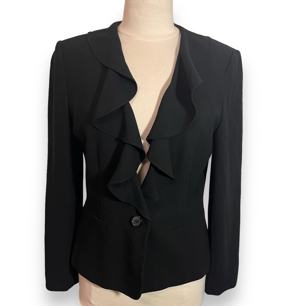 Vintage Sleek Ruffled Nygard Blazer - Picture 1 of 3